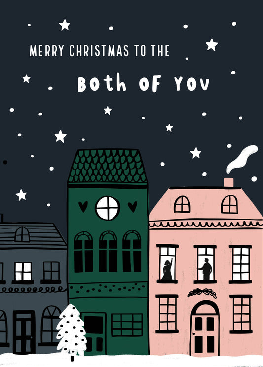 Both Of You Street Scene Christmas Card