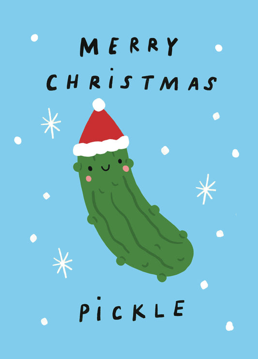 Festive Pickle Christmas Card