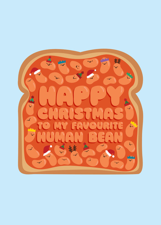 Favourite Human Bean Christmas Card