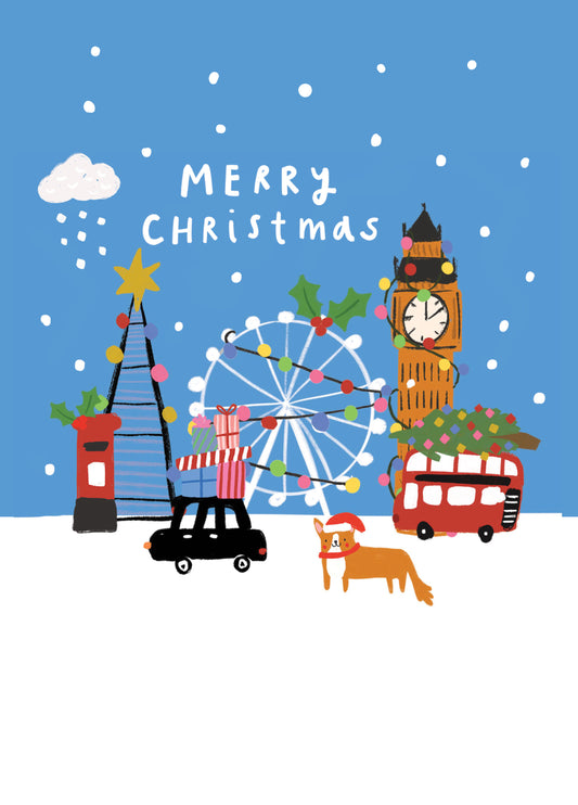London Icons Christmas Card