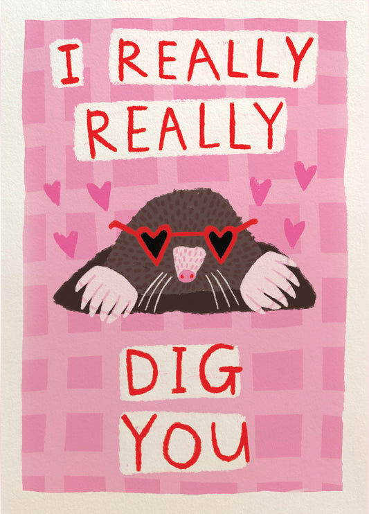 Really Dig You Valentine's Card