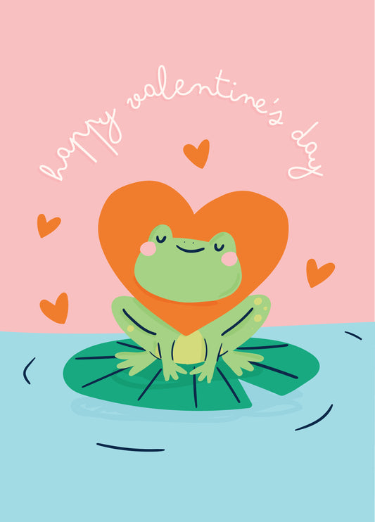 Love Frog Valentine's Card