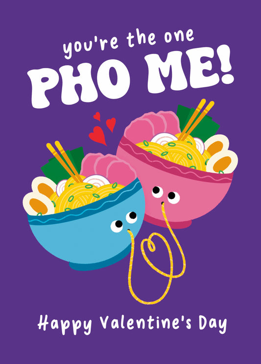 The One Pho Me Valentine's Card
