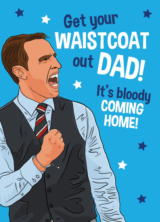 Gareth Southgate Father's Day Card