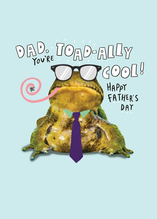 Toad-ally Cool Father's Day Card