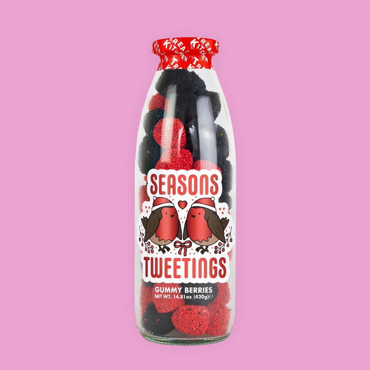 RSPB Seasons Tweetings Robins Sweets Bottle