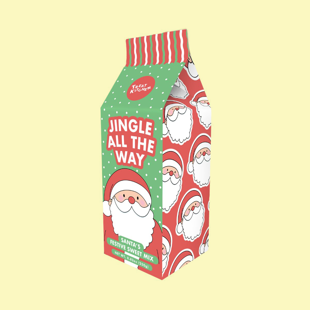 Jingle All The Way Sweets Milk Carton