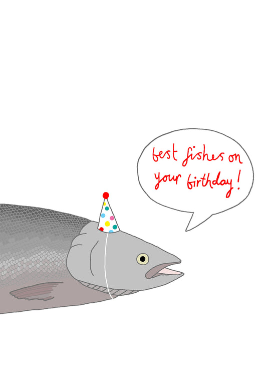 Best Fishes On Your Birthday Card