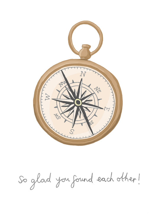 Compass Of Love Card