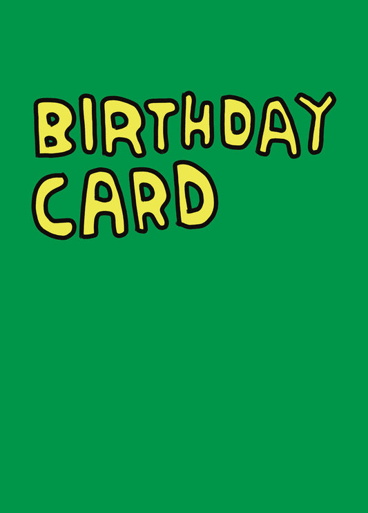 Zoe Bread Birthday Type Card