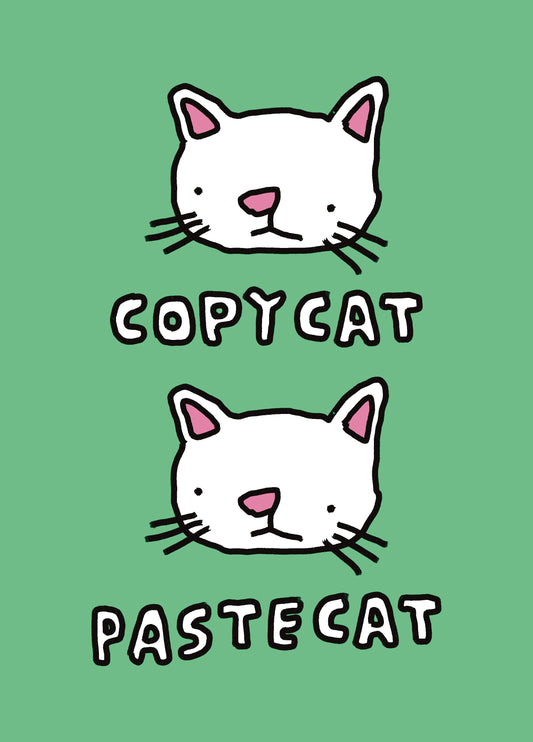 Zoe Bread Paste Cat Card