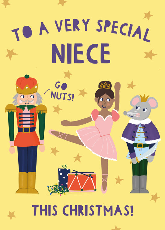 To A Very Special Niece This Christmas (Go Nuts) Card