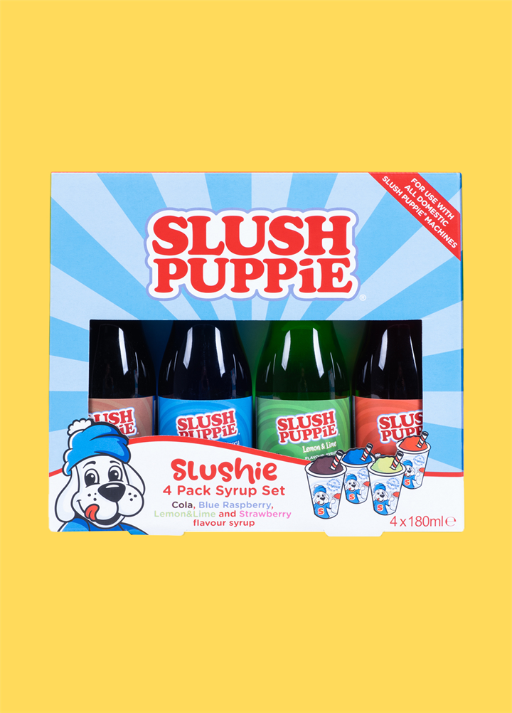 4 Pack Slush Puppie Original Syrup Set