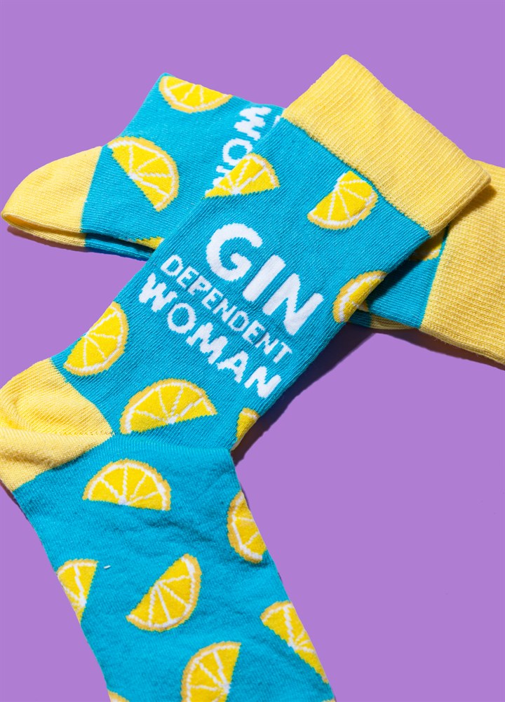 Gin Dependent Woman Socks