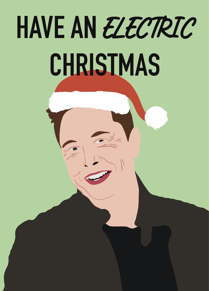 Elon Musk Pun Christmas Card