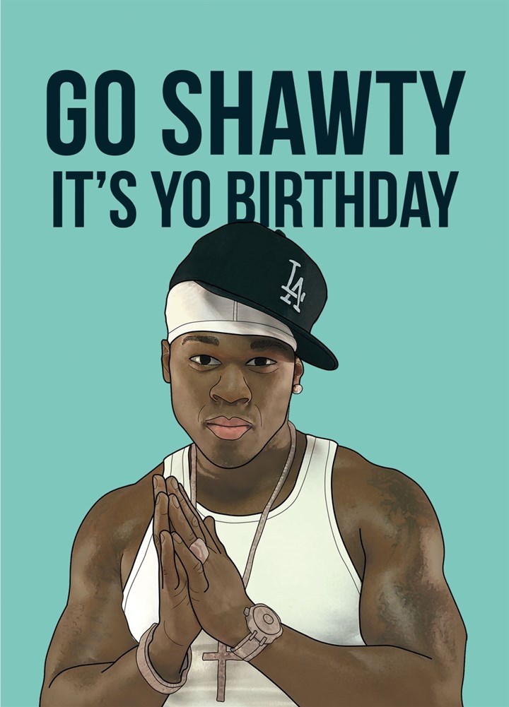 50 Cent Birthday Card