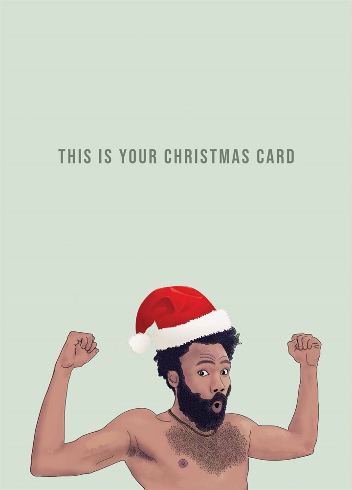 Childish Gambino Christmas Card