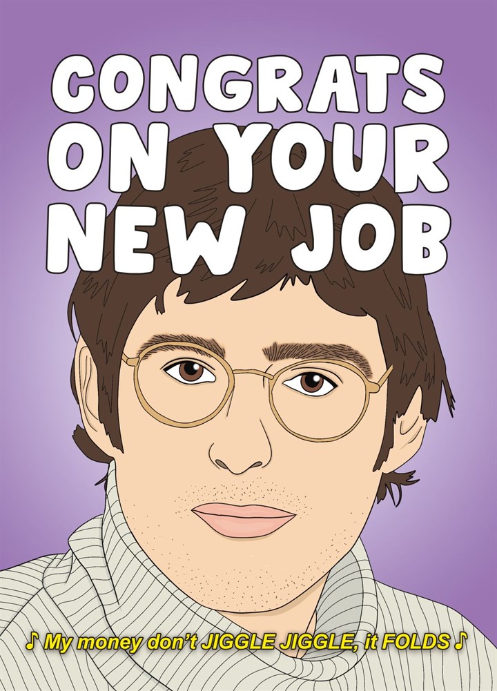 Louis Theroux Jiggle Jiggle New Job Card
