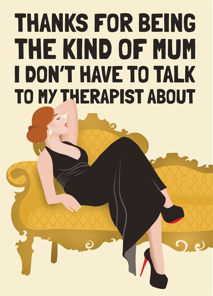Therapist Mother's Day Card