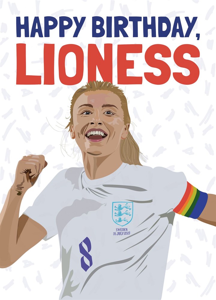Happy Birthday Lioness Card