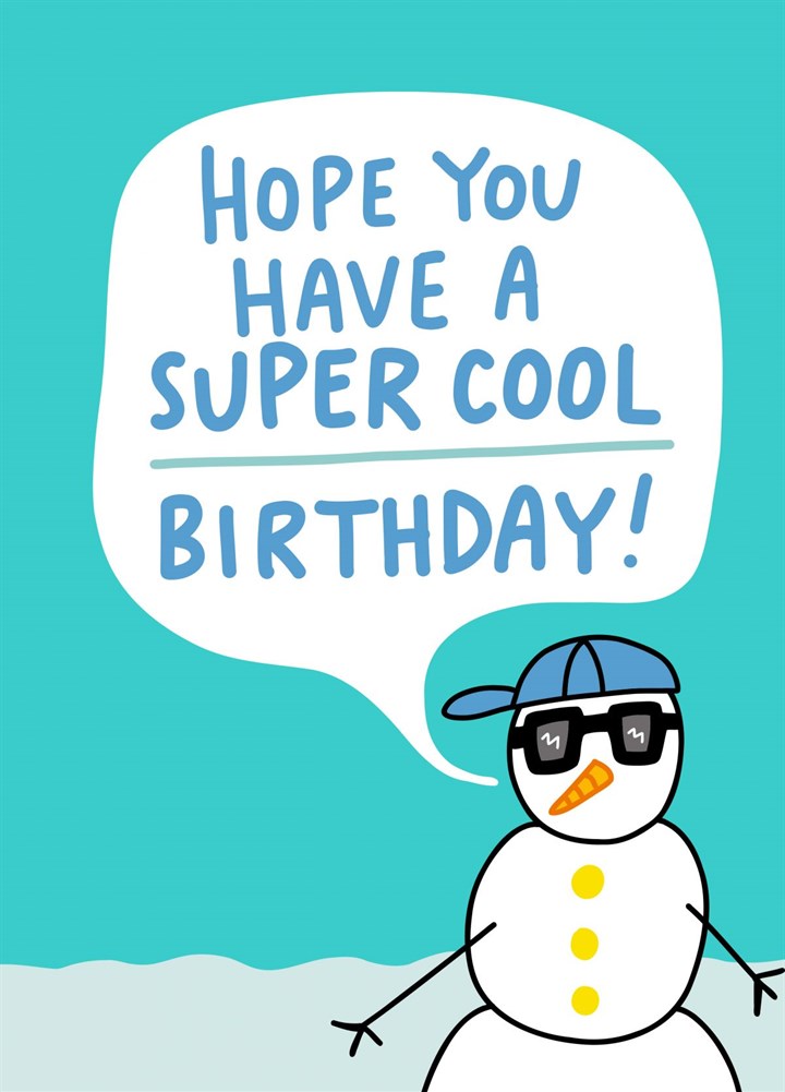 Cool Birthday Card