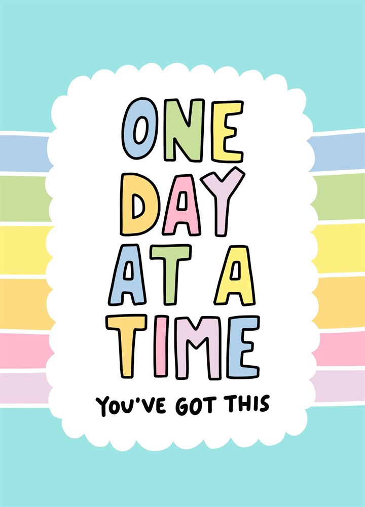 One Day At A Time Card