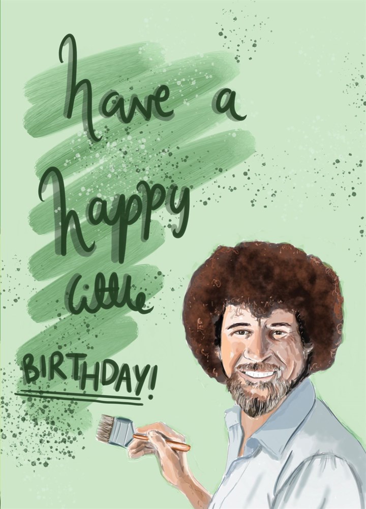 Bob Ross - Birthday Card