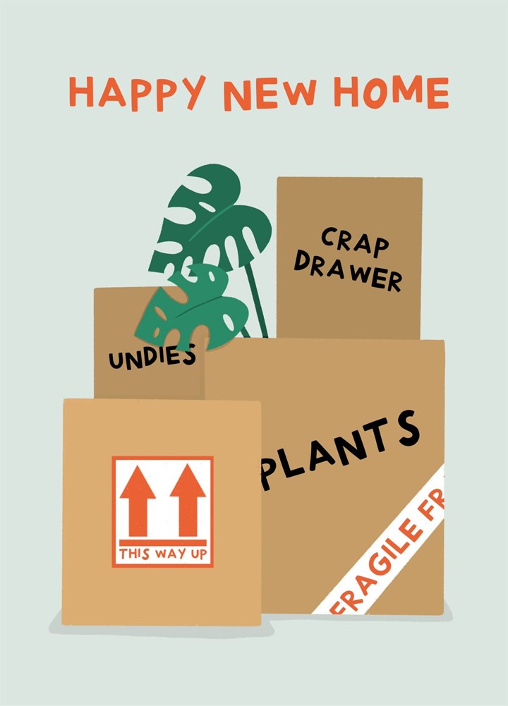 Happy New Home- Cute New Home Card