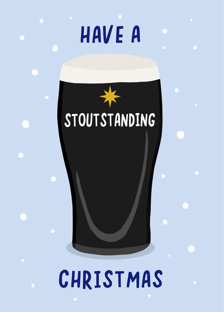 Have A Stout-standing Christmas, Guinness Card