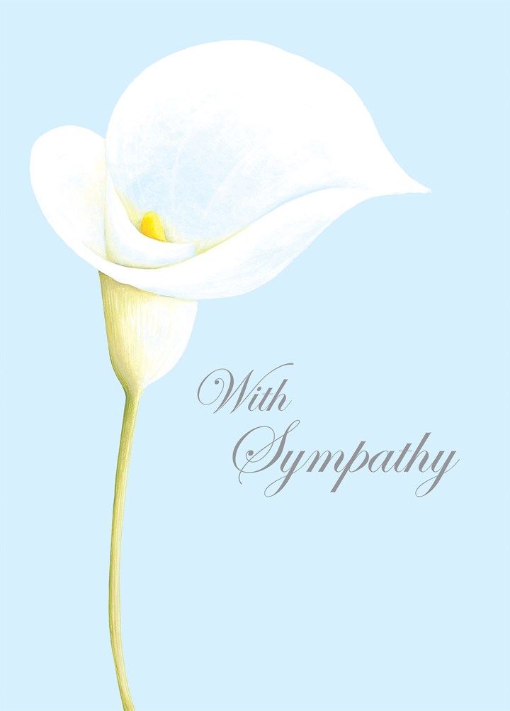 Floral With Sympathy Card
