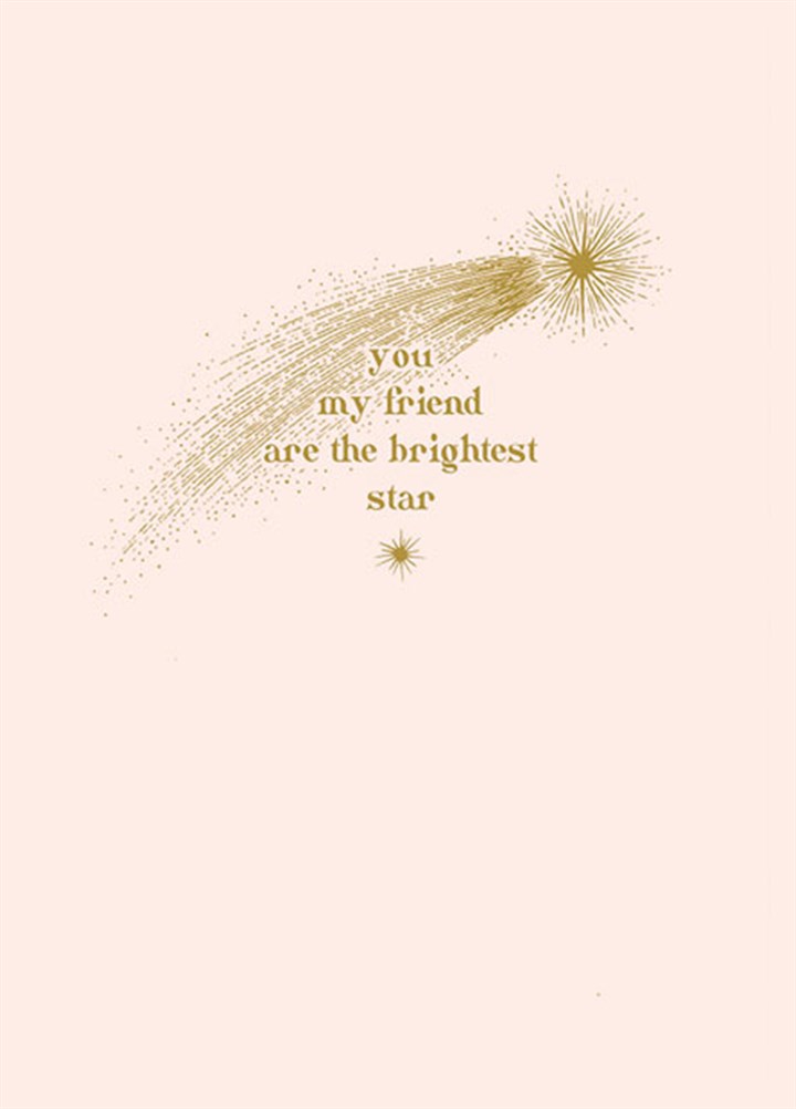 The Brightest Star Card