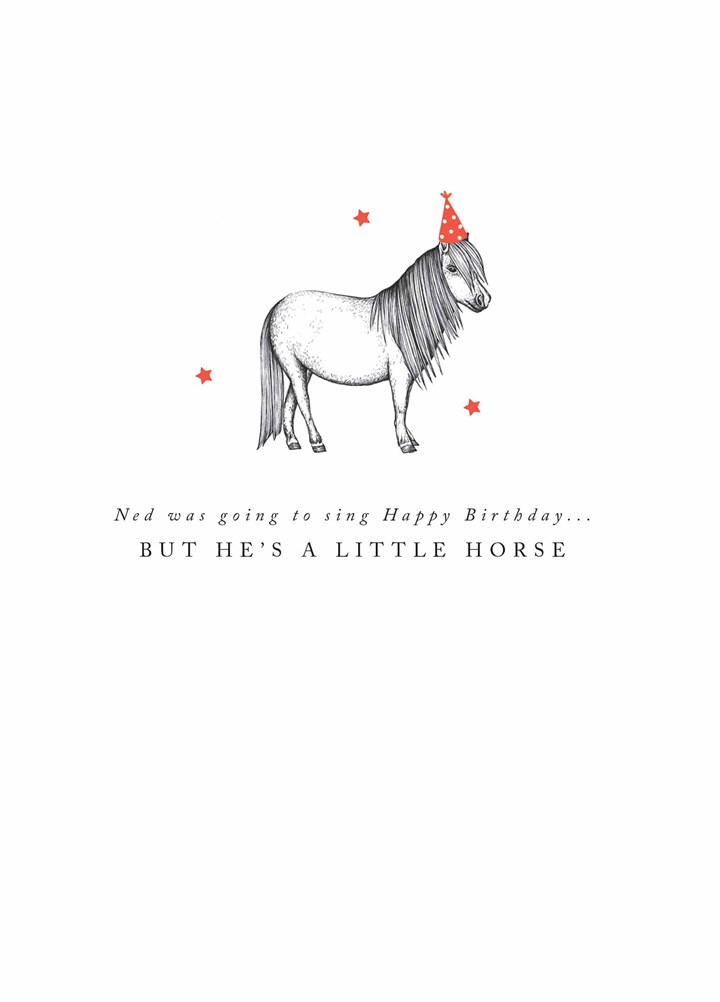 Little Horse Card