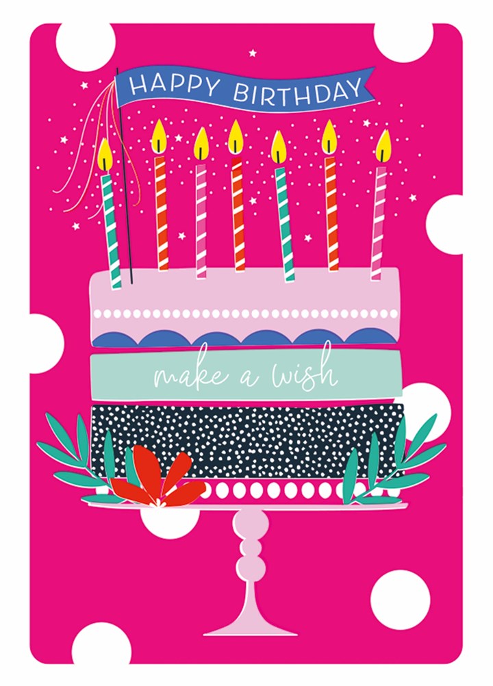 Happy Birthday Make A Wish Card