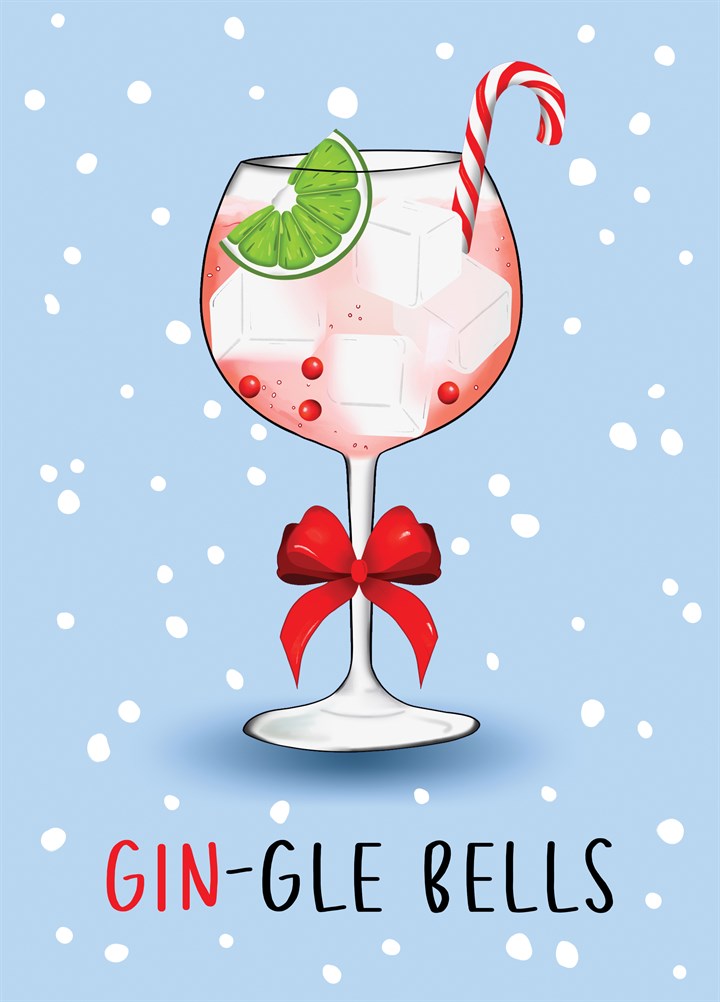 Gin-gle Bells Card