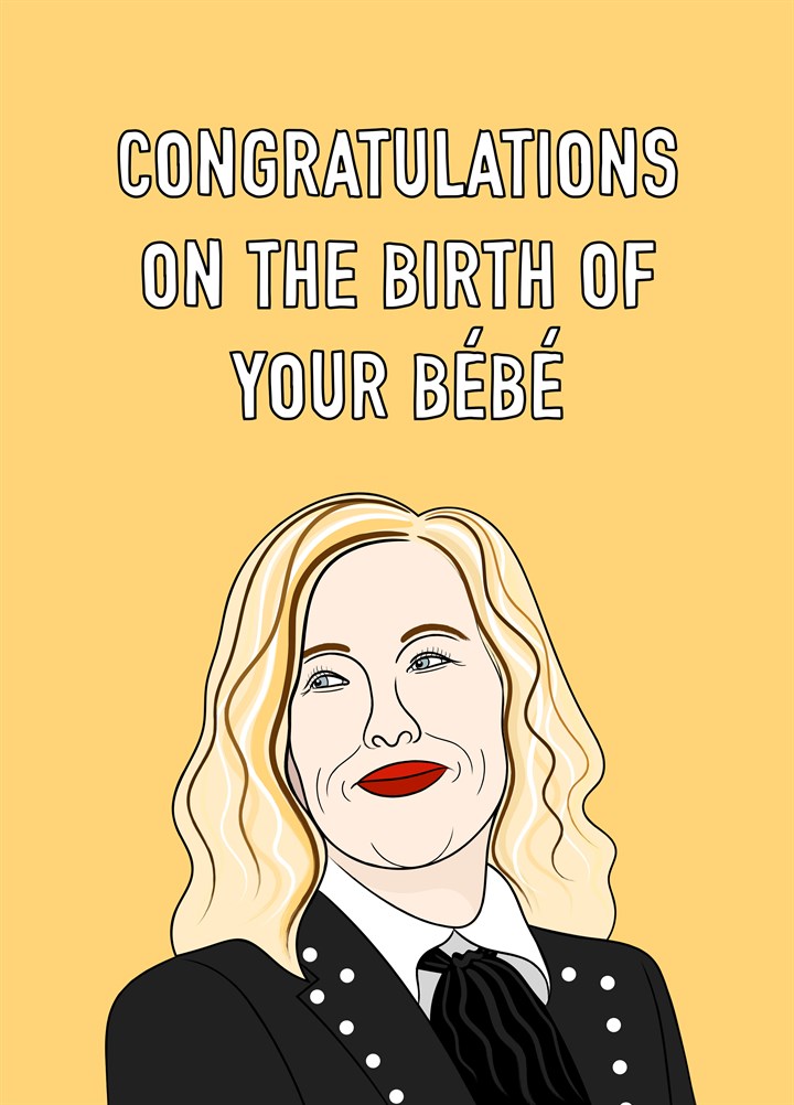 Congratulations On The Birth Of Your Bebe Card