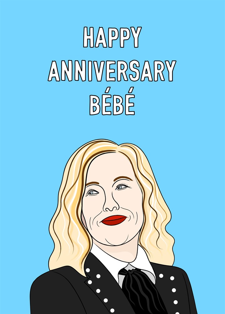 Happy Anniversary Bebe Card