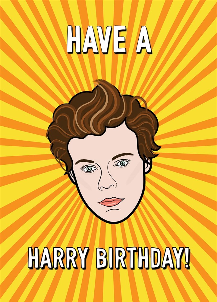 Have A Harry Birthday Card