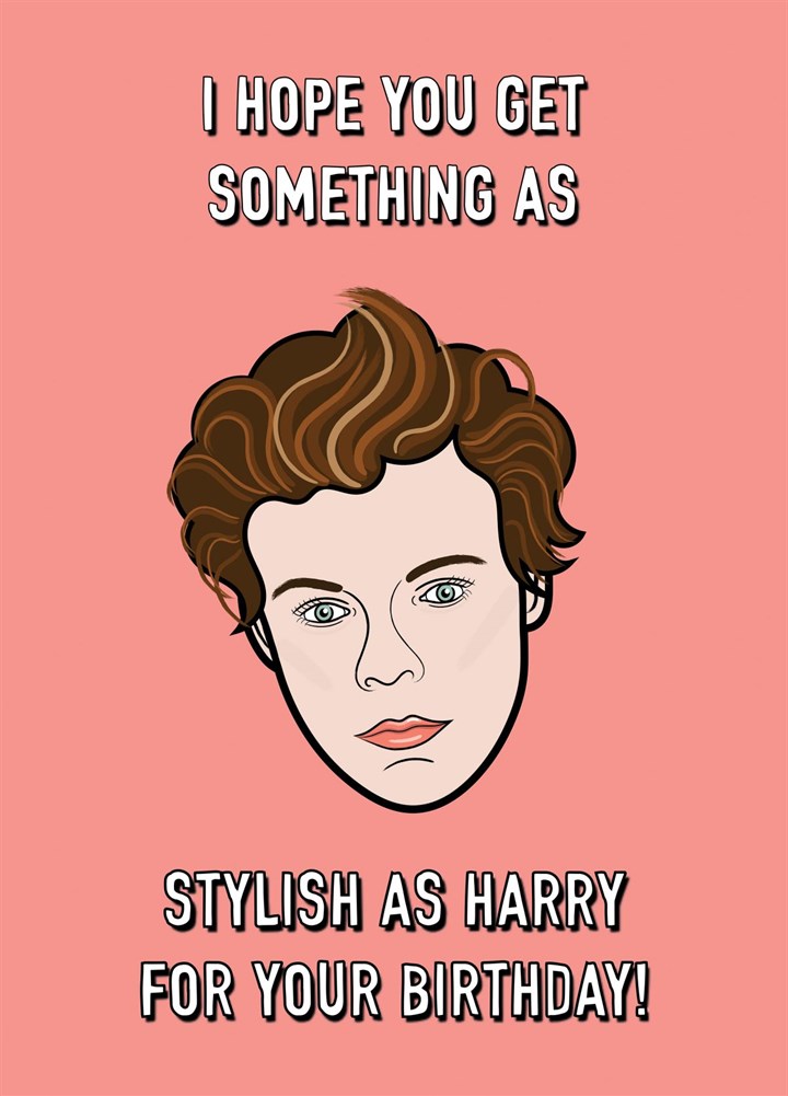 As Stylish As Harry Card