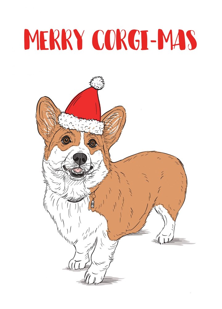 Merry Corgi-mas Card