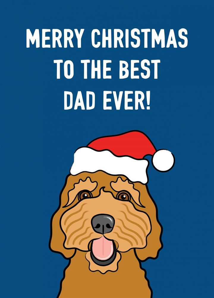 Best Dad Ever Christmas Greeting Card