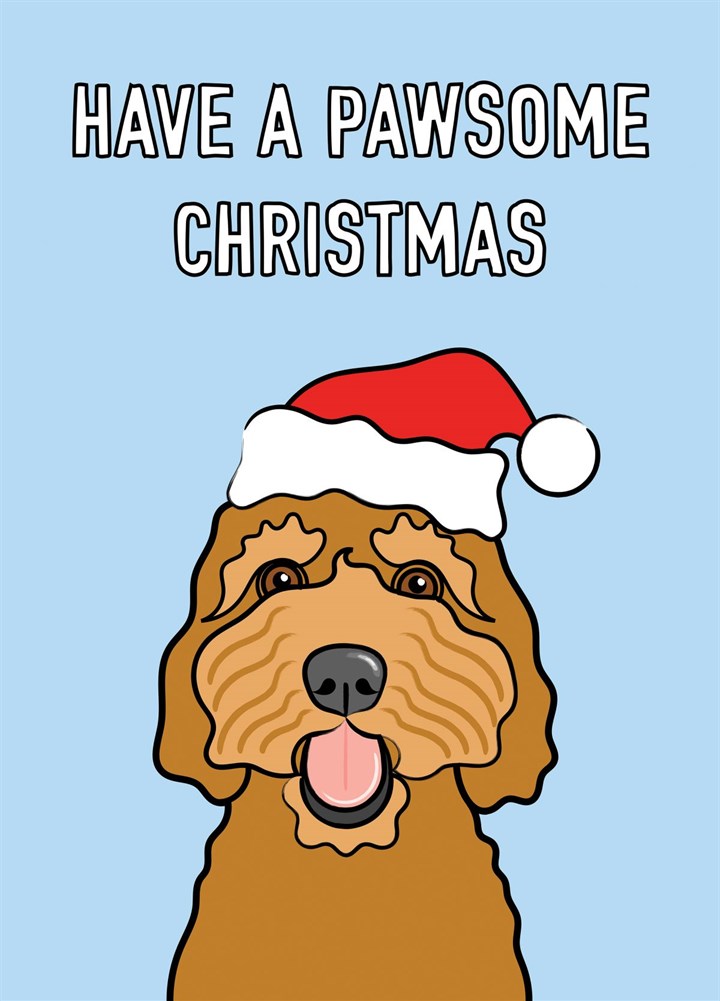 Pawsome Christmas Card