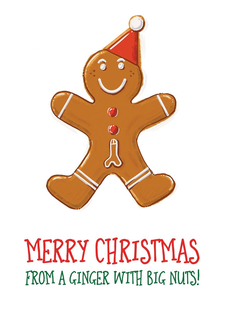 Festive Ginger Nuts Card