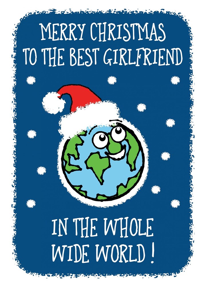 Best Girlfriend Christmas Card