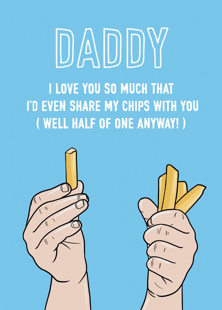 Daddy I Love You So Much Card