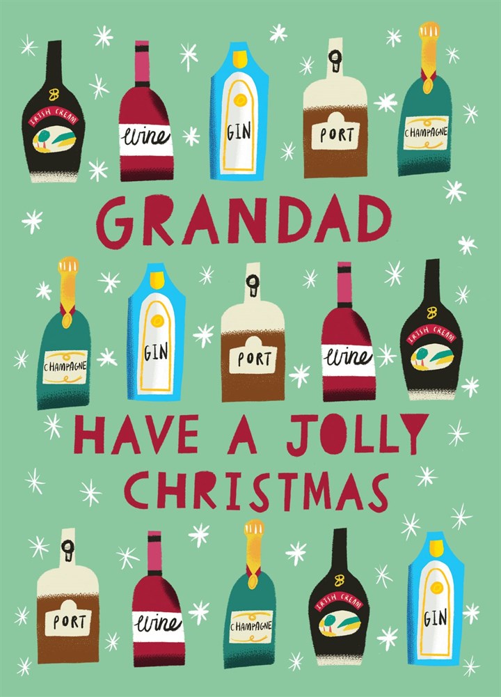 Grandad, Have A Jolly Christmas! Card