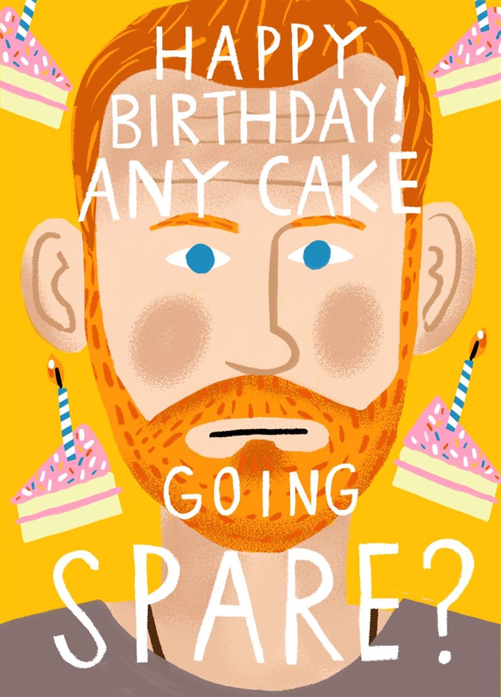 Prince Harry: Any Birthday Cake Going Spare? Card