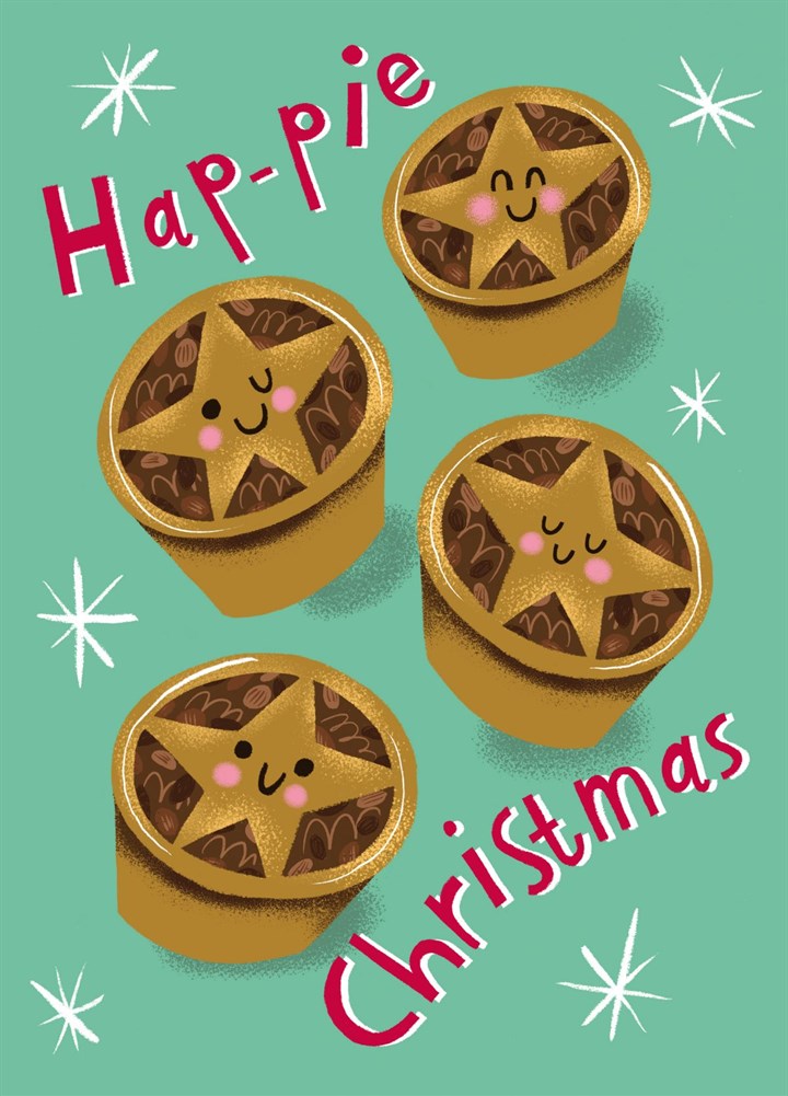 Hap-Pie Christmas Card