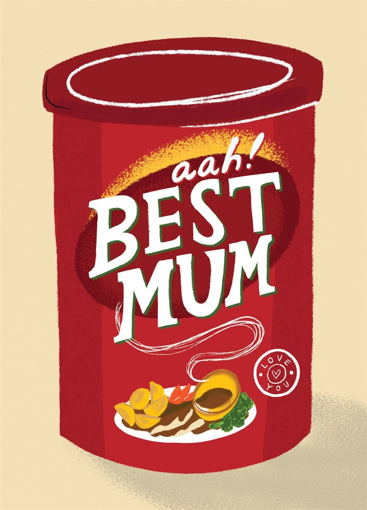 Ah! Best Mum! Mother's Day Card