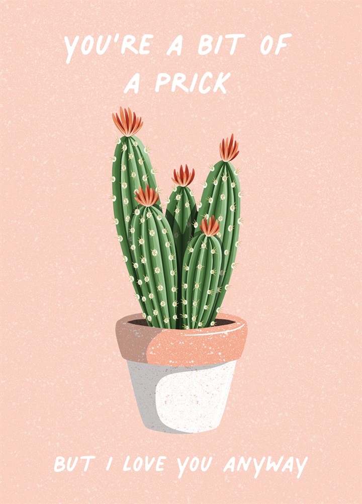 Cactus Anniversary Card