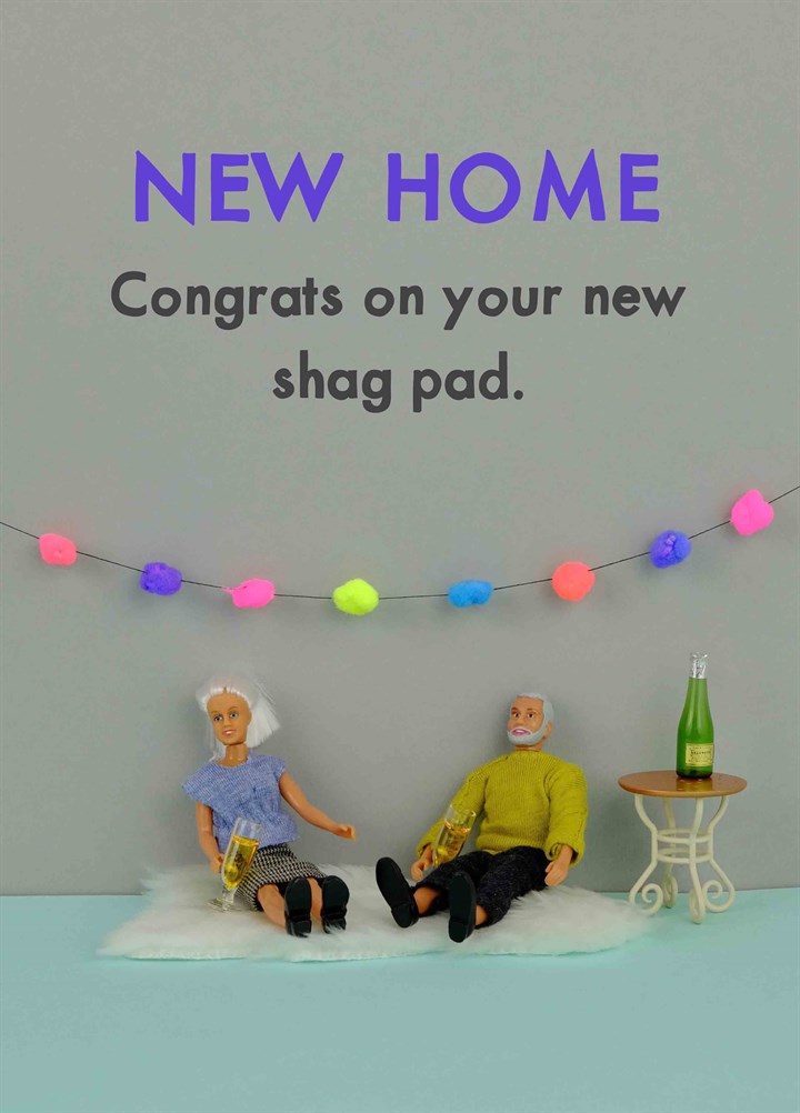 Congrats On Your New Shag Pad Card